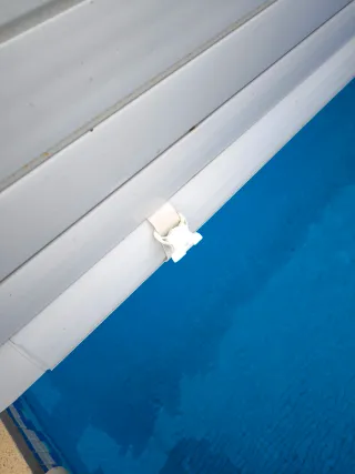 Cubierta de piscina enrollable de 7x4