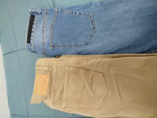 2 Pantalones Jack&Jones y Lefties T40