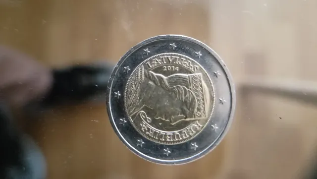Moneda 2€ Letonia 2014