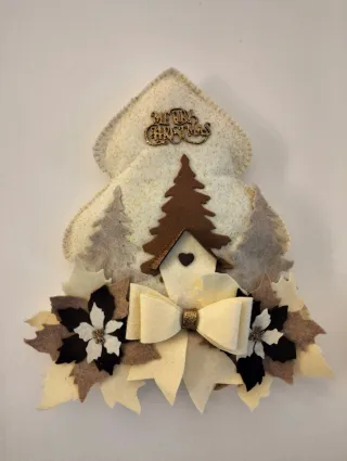 Alberello di Natale decorativo per porta