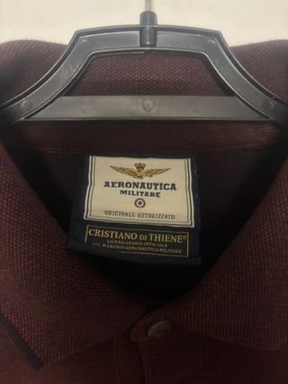 Polo Aeronautica Militare Bordeaux Taglia M
