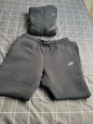 Chándal Nike Tech Fleece Negro Junior