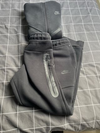 Chándal Nike Tech Fleece Negro Junior