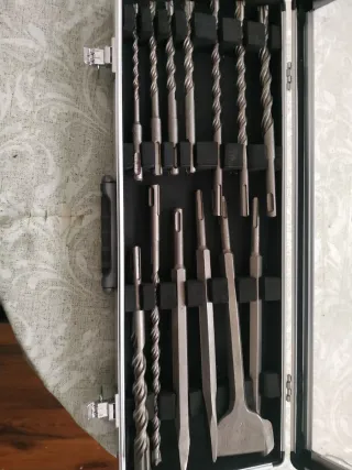 Brocas y cinceles para martillo de 4 vidria