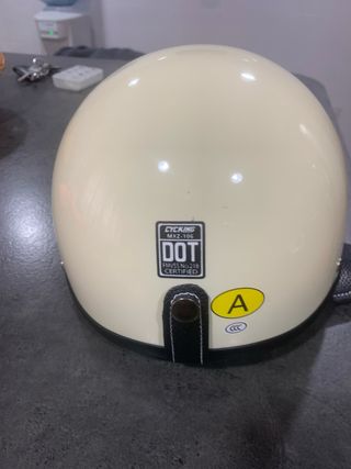 Casco Moto Verano Blanco