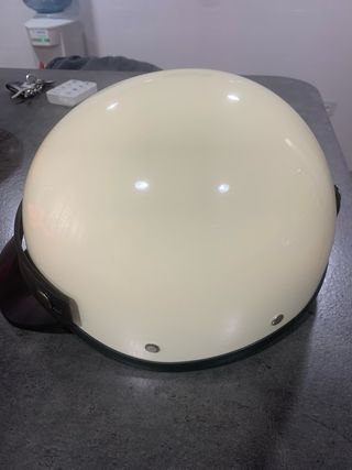 Casco Moto Verano Blanco