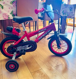Bicicleta infantil roja Toy Planet
