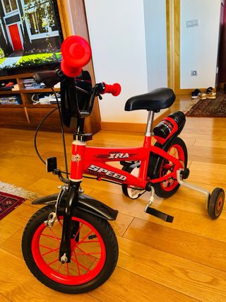 Bicicleta infantil roja Toy Planet