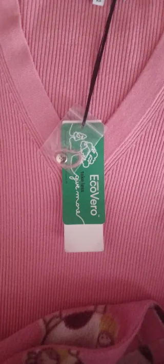 Jersey Morgan Rosa Manga Larga Talla XS