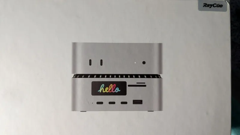 Dock RayCue para Mac mini M4