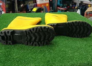 Stivali antinfortunistici gialli alti