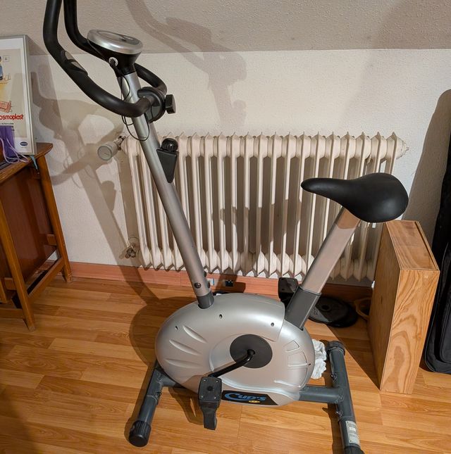 Bicicleta Estática Gris