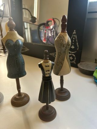 Lote maniquíes para abalorios y decoración