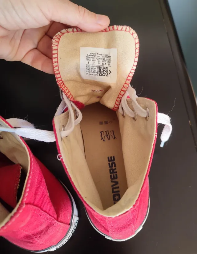 Zapatillas Converse All Star rojas