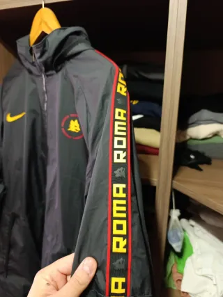 Chaqueta AS Roma Nike Negra Roja