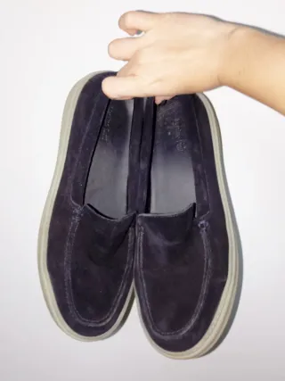 Mocasines Massimo Dutti Azul Marino Talla 42