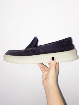 Mocasines Massimo Dutti Azul Marino Talla 42