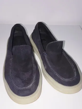 Mocasines Massimo Dutti Azul Marino Talla 42