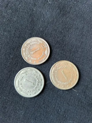 3 Monedas Yugoslavia