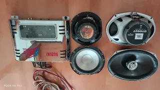 Amplificador Suzuki, Altavoces JBL y Wofer