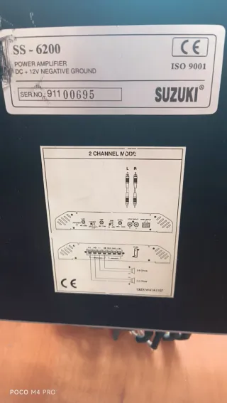 Amplificador Suzuki, Altavoces JBL y Wofer