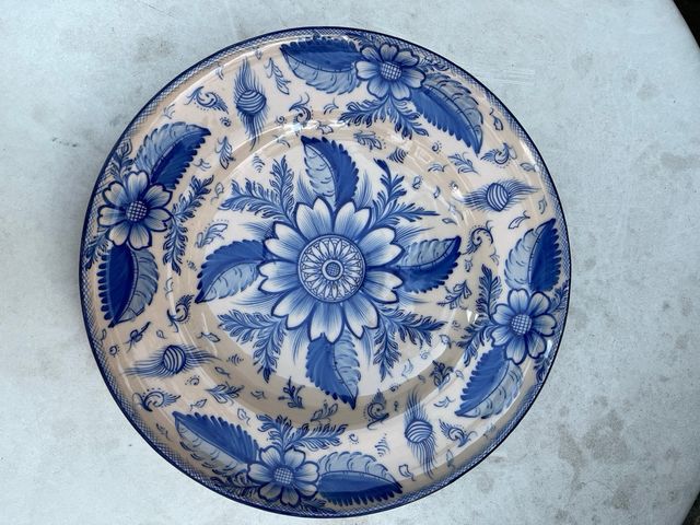 Pack platos decorativos azules 5€ plato suelto