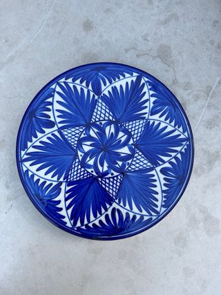 Pack platos decorativos azules 5€ plato suelto