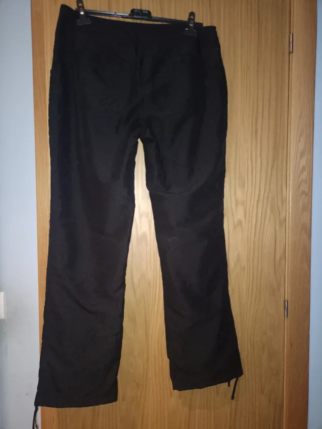 Pantalón largo polar Quechua negro