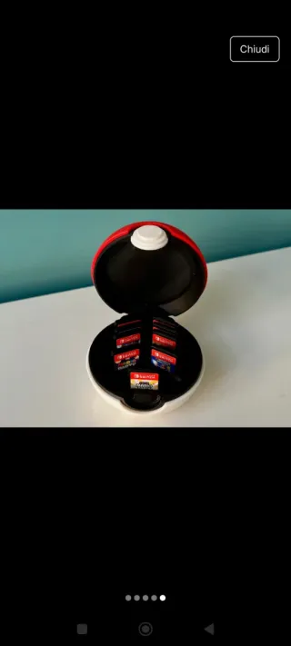 Pokéball porta 13 schede Nintendo Switch