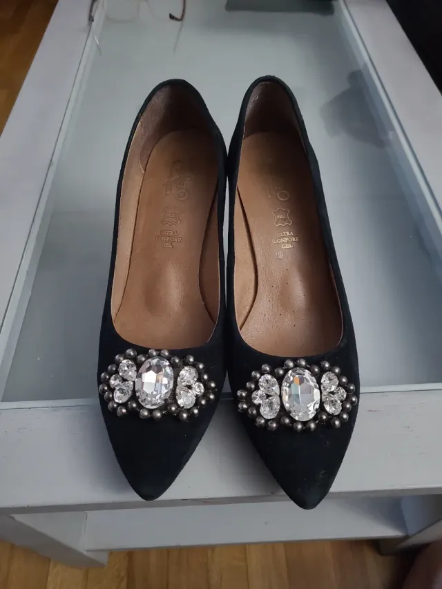 Zapatos de tacón negros talla 41