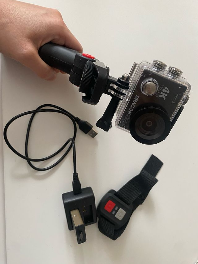 Cámara Deportiva Dragon Touch 4K Vision 3