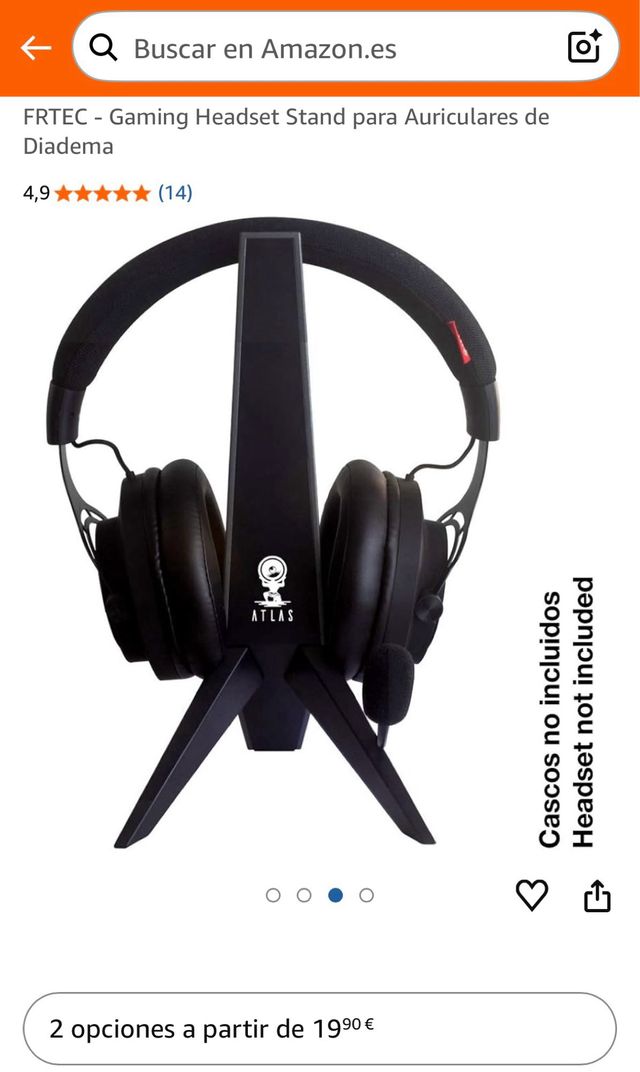 Soporte Auriculares Gaming FRTEC