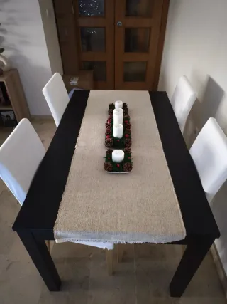 Mesa comedor extensible hasta 8 personas
