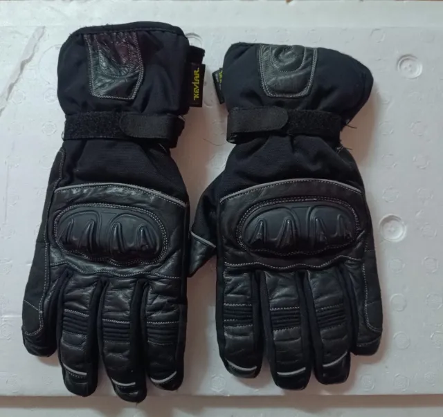 Guanti moto Kevlar neri