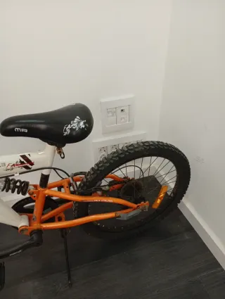 Bicicleta Mercier Freestyle Naranja/Blanca