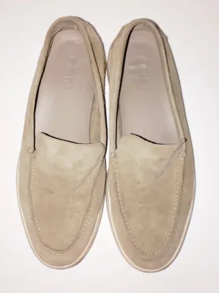 Mocasines Massimo Dutti Beige Talla 42