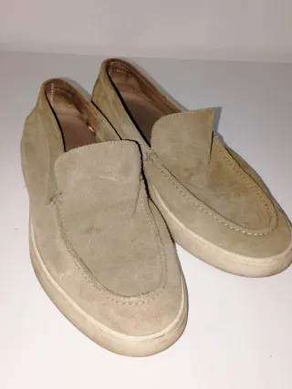 Mocasines Massimo Dutti Beige Talla 42