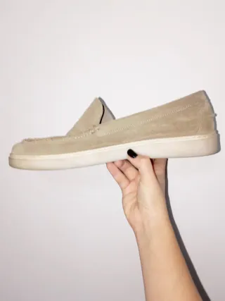 Mocasines Massimo Dutti Beige Talla 42