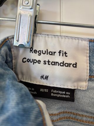 Tejanos H&M Regular Fit T32-32