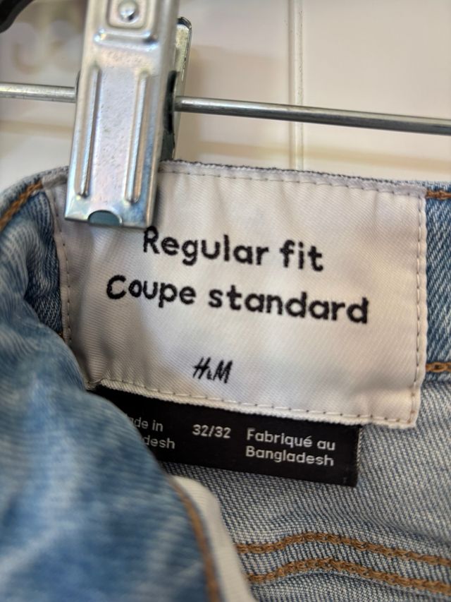 Tejanos H&M Regular Fit T32-32