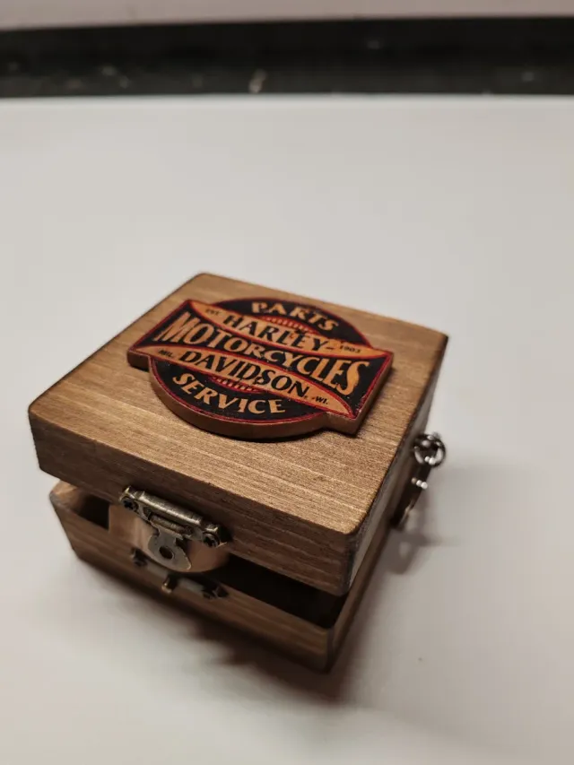 Portachiavi Harley Davidson con cofanetto