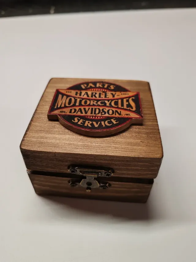 Portachiavi Harley Davidson con cofanetto