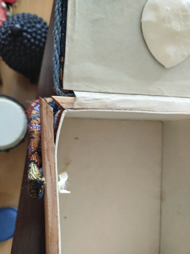 Juego 2 costureros tela y madera