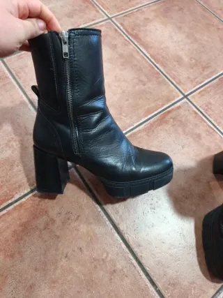 Botines Unisa Piel Negros