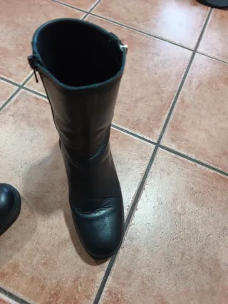 Botines Unisa Piel Negros