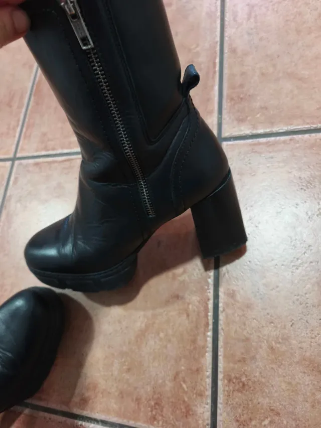 Botines Unisa Piel Negros