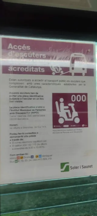 Scooter movilidad reducida azul