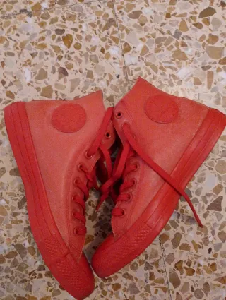 Bambas rojas Converse