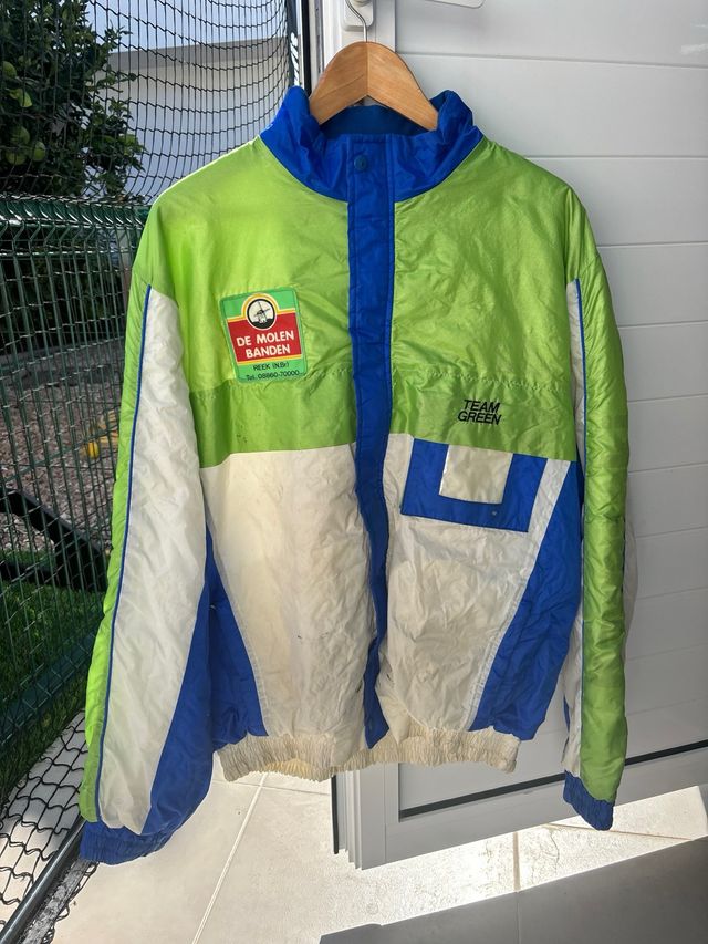 Chaqueta Vintage Team Green Kawasaki