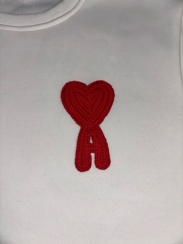 Jersey Ami Blanco Corazón Rojo